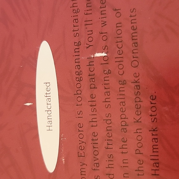 #1 Vintage Winnie-the-Pooh Hallmark Keepsake Ornament EEYORE 1993 - Picture 7 of 8